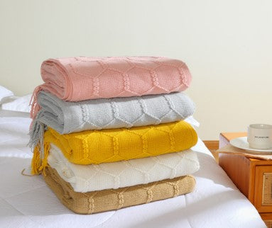 Knitted Throw Blanket