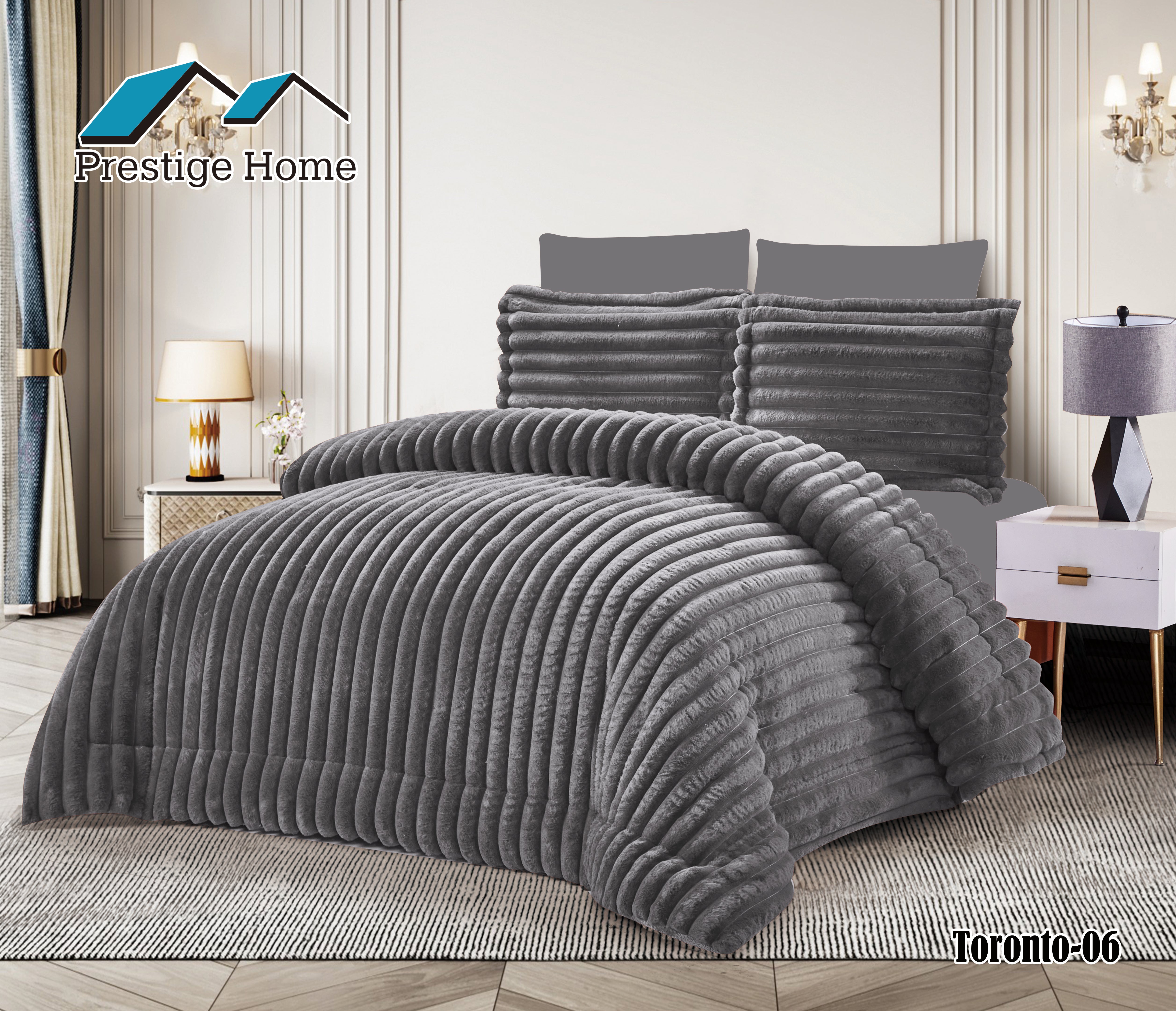 Toronto Rabbit Comforter Set - Double