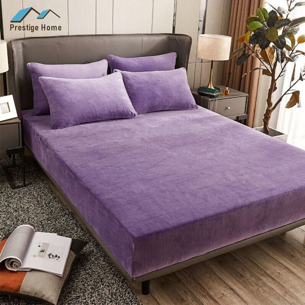 Flannel Fitted sheet set - Double