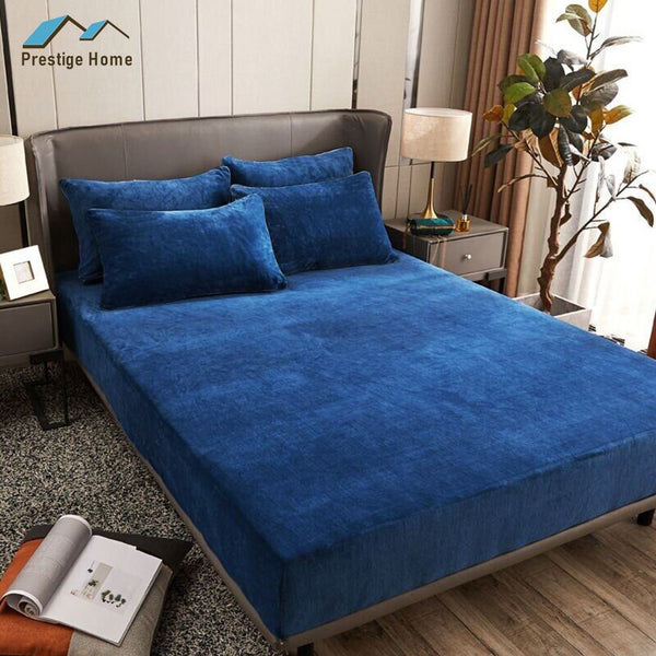 Flannel Fitted sheet set - Double