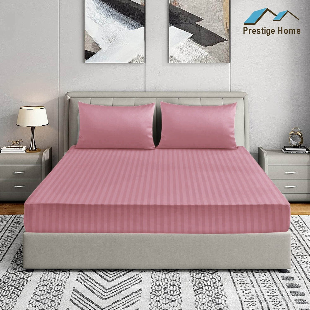 Prestige Striped Bedsheets - Single