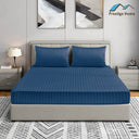Prestige Striped Bedsheet set - Double