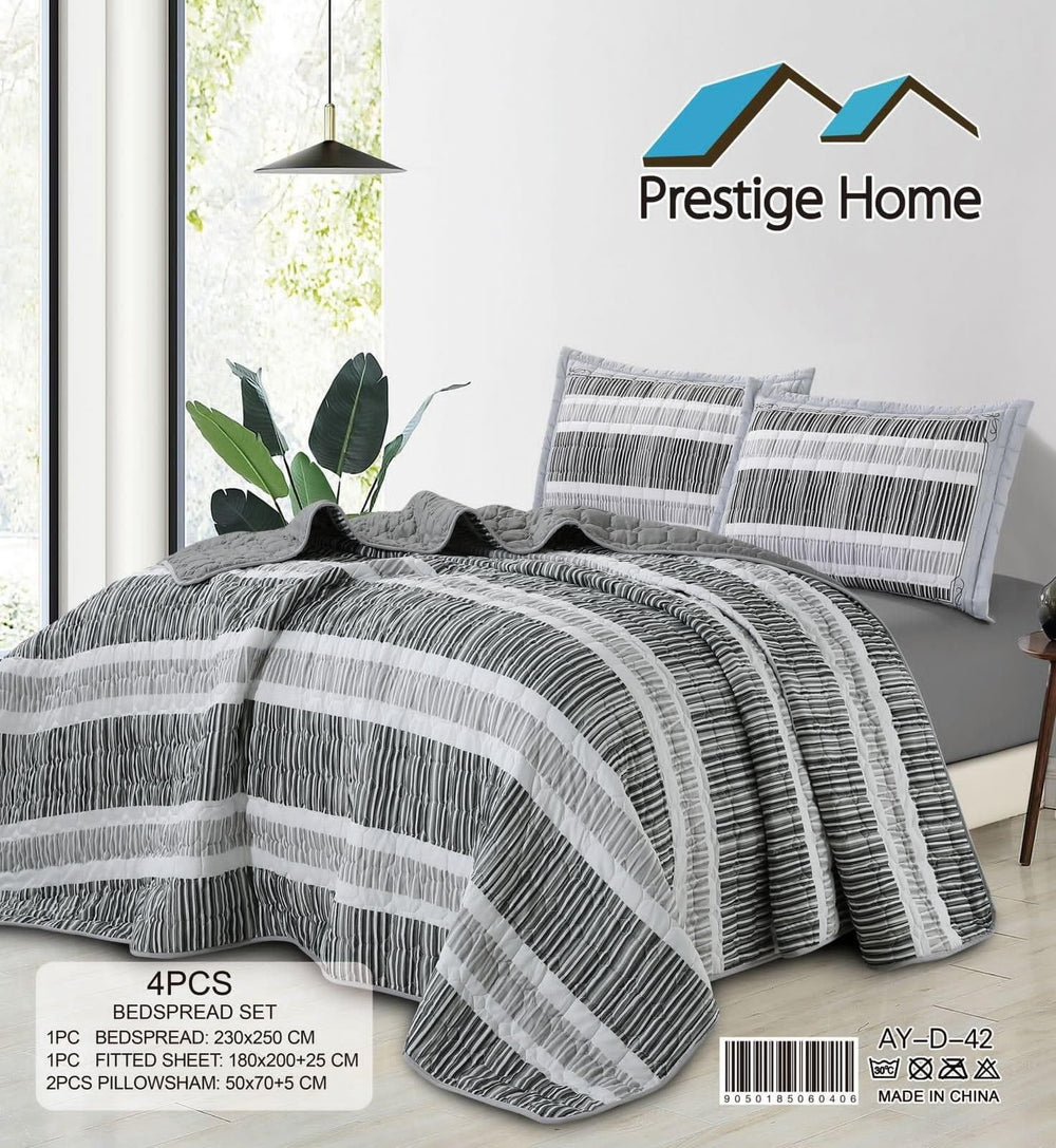 Practical Bedspread 4 Pieces - Double