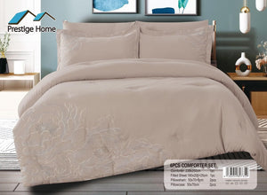 Embroidered Comforter - Double