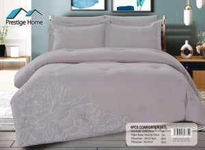 Embroidered Comforter - Double