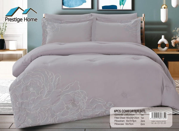 Embroidered Comforter - Double