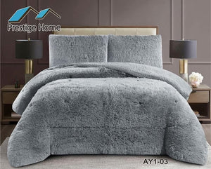 Shaggy Plain Comfort Set - Single