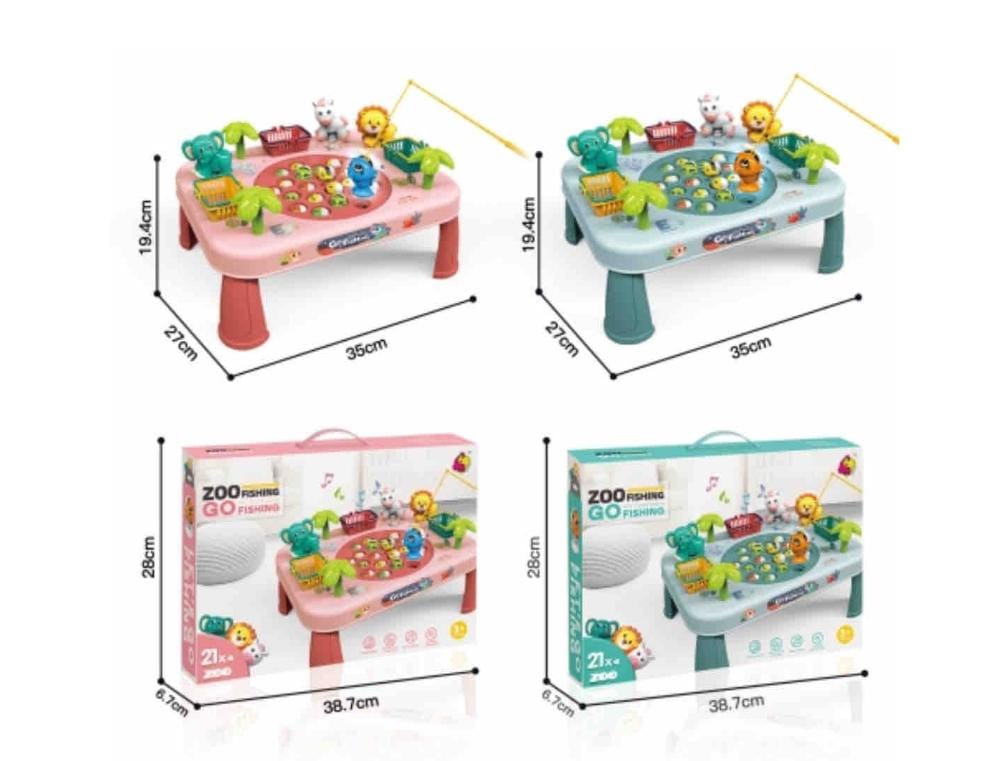 Zoo Electric Rotation Fishing Toy