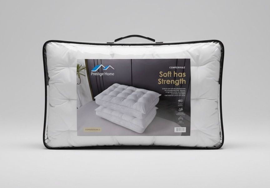 Soft Has Strength Gold Pillow