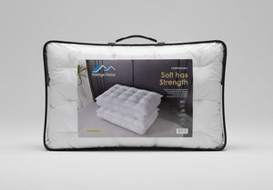 Soft Has Strength Gold Pillow