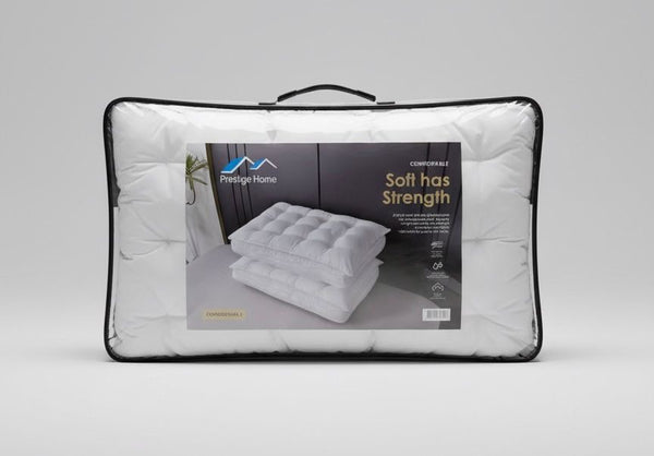 Soft Has Strength Gold Pillow