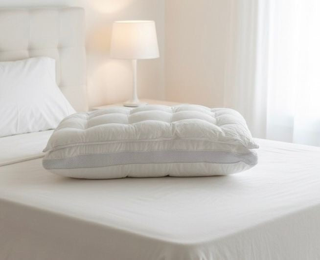 Soft Has Strength Gold Pillow