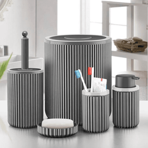 5-piece Acrylic Bathroom Set