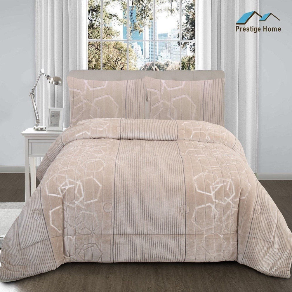 Hexagon 3-Piece Comforter Set