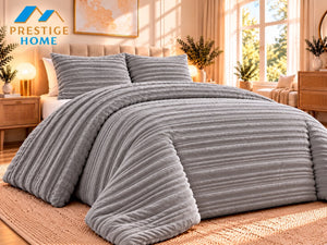 Miley Flannel Comforter Set - Double