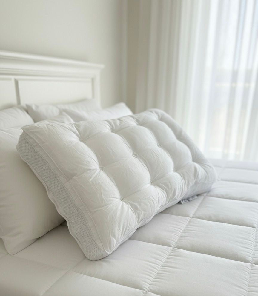 Soft Has Strength Gold Pillow