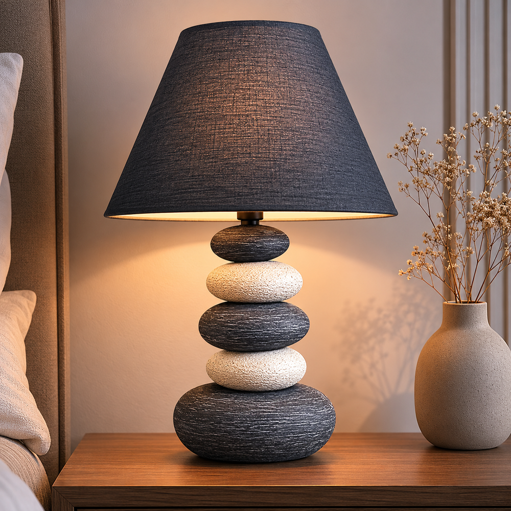 Pebble Stack Table Lamp