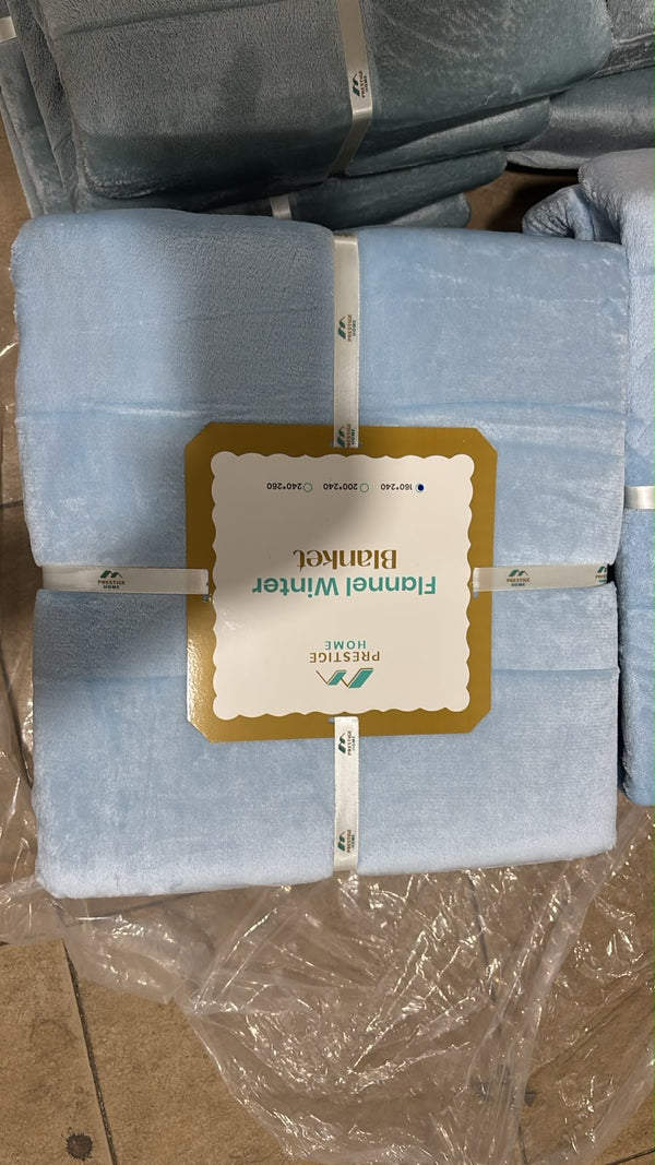 Solid Flannel Blanket - Double