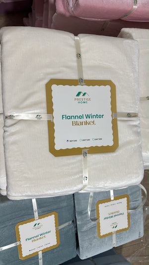 Solid Flannel Blanket - Double