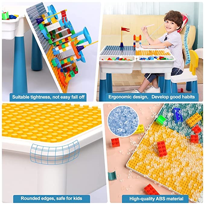 All-in-One Lego Activity Table and Chair Set
