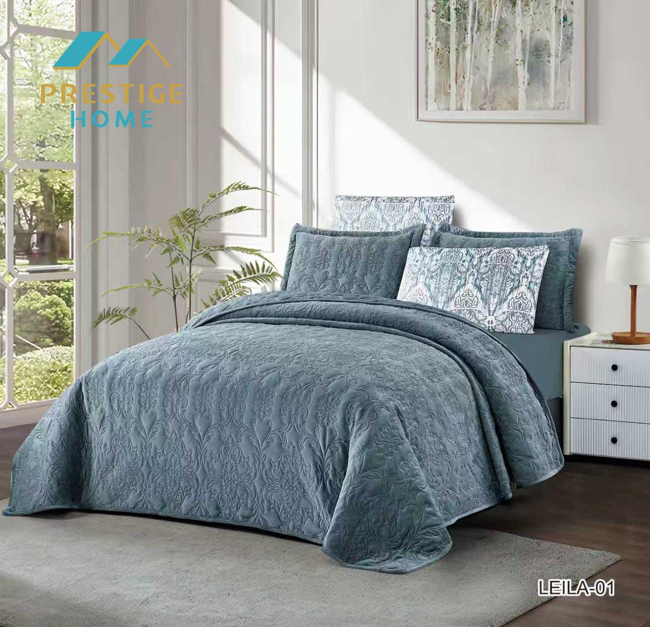 Leila Bedspread Set - Single