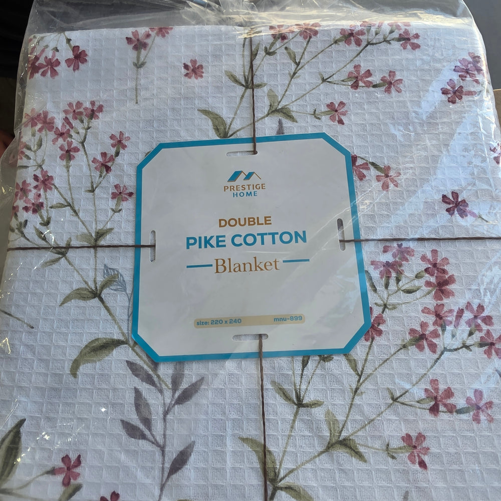 Piké Cotton Blanket - Double