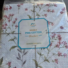 Piké Cotton Blanket - Double