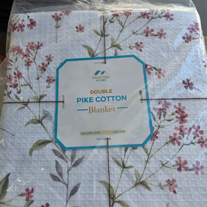 Piké Cotton Blanket - Double