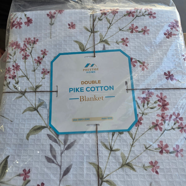 Piké Cotton Blanket - Double