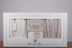 Levinda Floral Harmony Bathrobe Set – 6 pcs