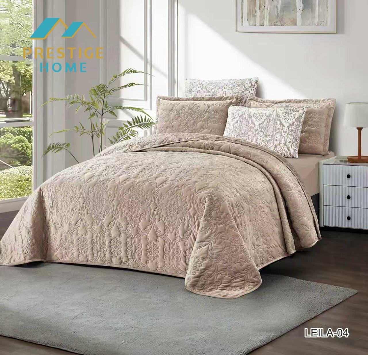 Leila Bedspread Set - Single