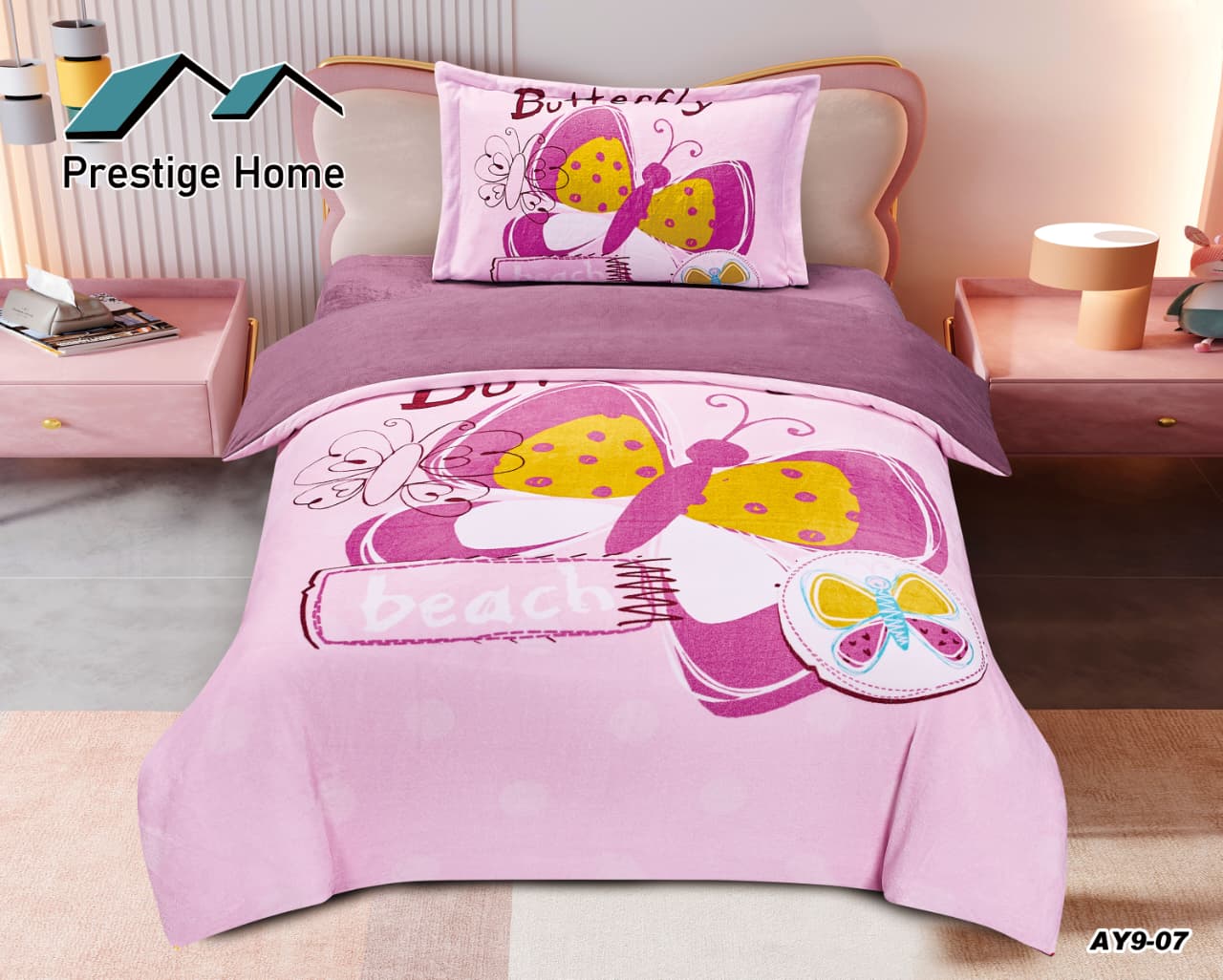 Butterfly Comforter Single Set