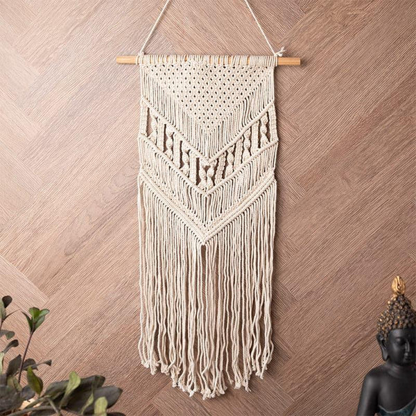 Boho Macrame Wall Hanging - 40x90 cm